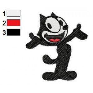 Felix the Cat 06 Embroidery Design